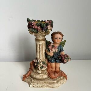 Vintage Angel candle Holder